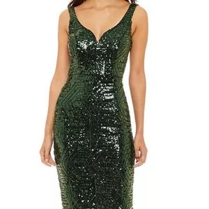 Green Sequin Dress